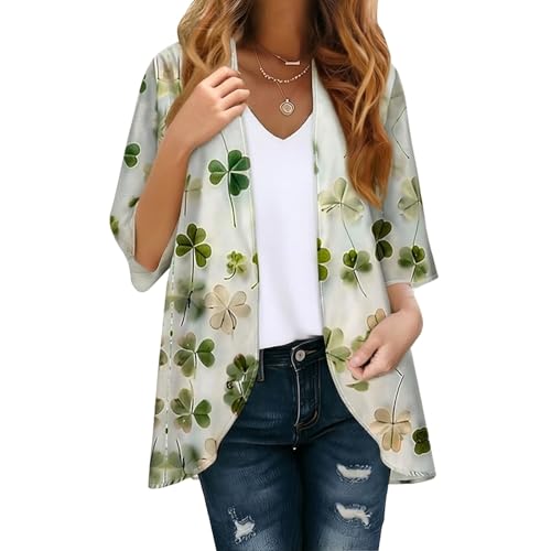 Kimono casual para fiesta irlandesa de verano y eventos nocturnos de mujer