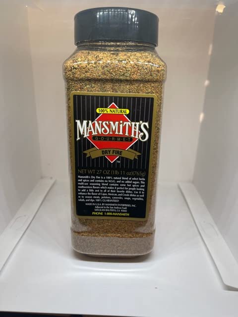 Mansmith's Dry Fire, All-Purpose Spice, 27 ounces