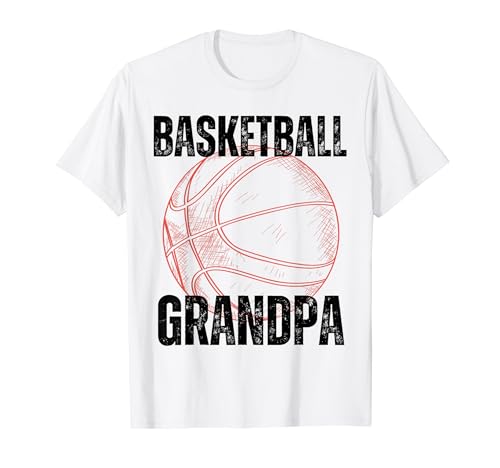Baloncesto Abuelo Para Hombres Familia Juego Divertido Baloncesto Camiseta