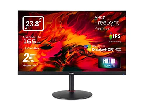 Acer Nitro XV242YP 60cm (23,8"") FHD IPS Monitor HDMI/DP FreeSync 165Hz 0,9ms HDR, UM.QX2EE.P01