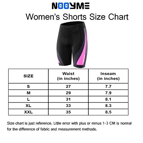 NOOYME Womens Bike Shorts for Cycling 