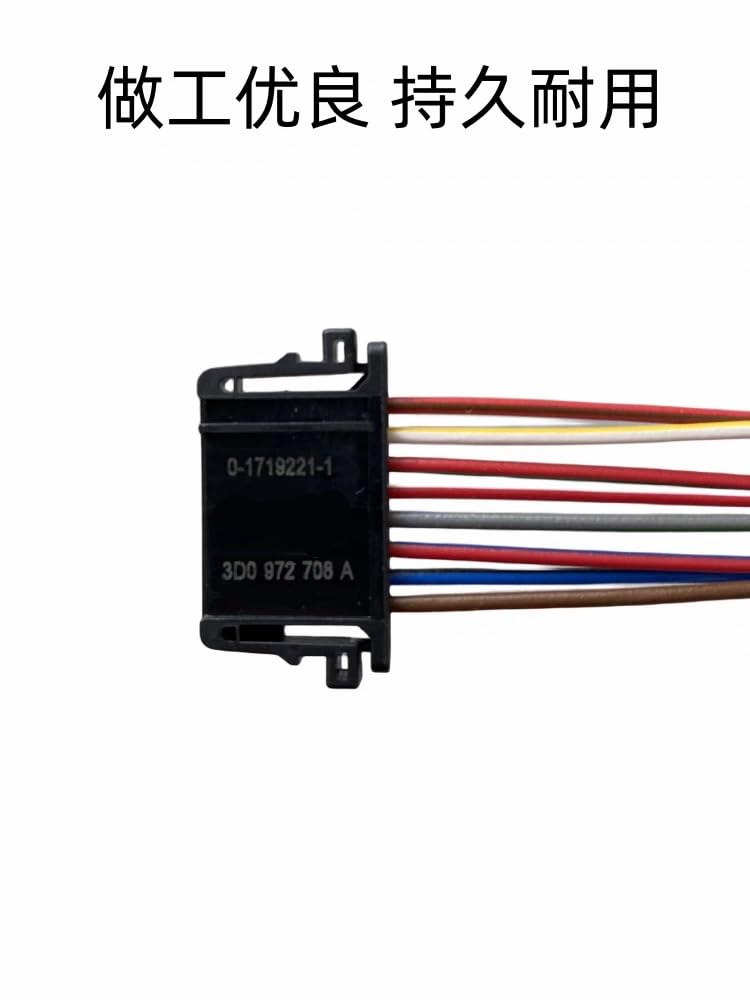 3D0972708A 3D0 972 708 A 0-1719221-1 Connettore Bussola Display 8 Pin Connettore for plafoniera Interna con Linee di Cavi, for Audi A6 C7 for VW BMW Pezzo di Ricambio