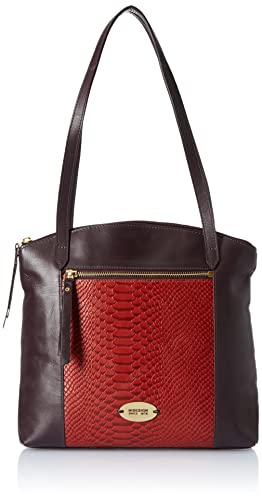 Hidesign womens EE TERESA II Large Red Aub Tote Bag (B07P7T2FYB) Amazon Price History, Amazon Price Tracker