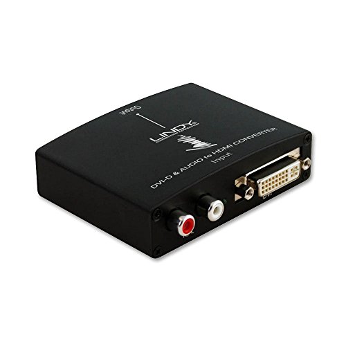 Convertidor DVI-D y Audio a HDMI LINDY adaptador para señal digital de vídeo y sonido estéreo