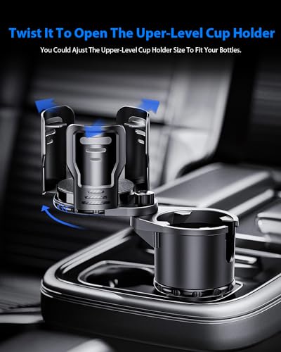Adaptador Expandible Portavasos para Auto 2 en 1 miniatura 6