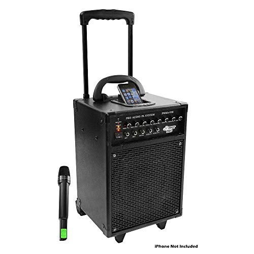 Pyle-Pro PWMA930I 600 Watt VHF Wireless Portable PA...