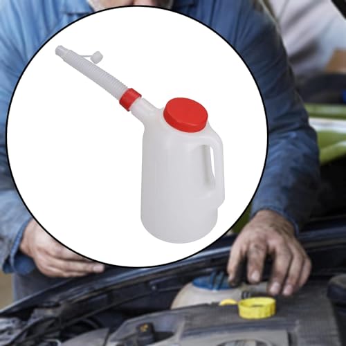 Recipiente medidor de aceite antiderrames para evitar manchas en motor 5