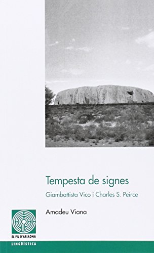 Portada de Tempesta de Signes: Giambattista Vico i Charles S. Pierce
