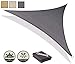 Produktbild AXT SHADE Sonnensegel Dreieck 5x5x7m,atmungsaktiv Sonnenschutz HDPE mit UV Schutz für Terrasse, Balkon und Garten- Graphit