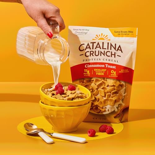 Image of Catalina Crunch Protein Cereal, Cinnamon Toast, 9 oz Bag (Pack of 2)