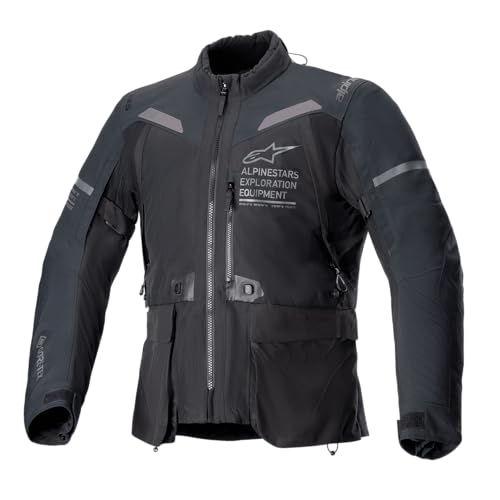 Alpinestars ST-7 2L Gore-Tex - Chaquetas de moto para hombre, Negro/Gris oscuro, L
