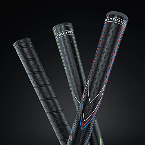 JumboMax STR8 Tech Non-Tapered Golf Grip - Single