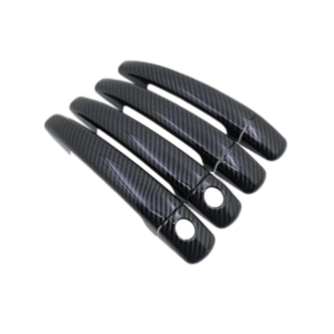 Wsx5fc 2Keyholes 4Door 3 Exterior Door Handles For 208 2012 2013 2014~2018 Car Accessories Door Handle Cover Stickers Style Anti-Scratch