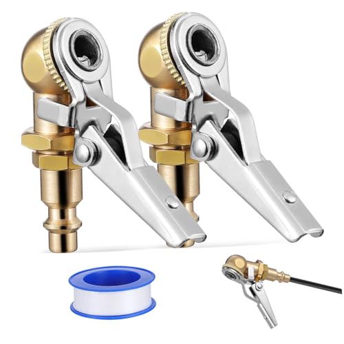 Mandrins pneumatiques verrouillables pour pneus et connexion rapide de compresseurs air