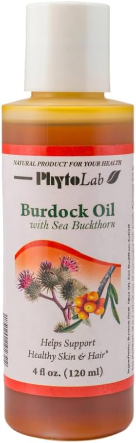 Salem Botanicals Burdock Oil with Sea Buckthorn, 3.4 Fluid Ounce