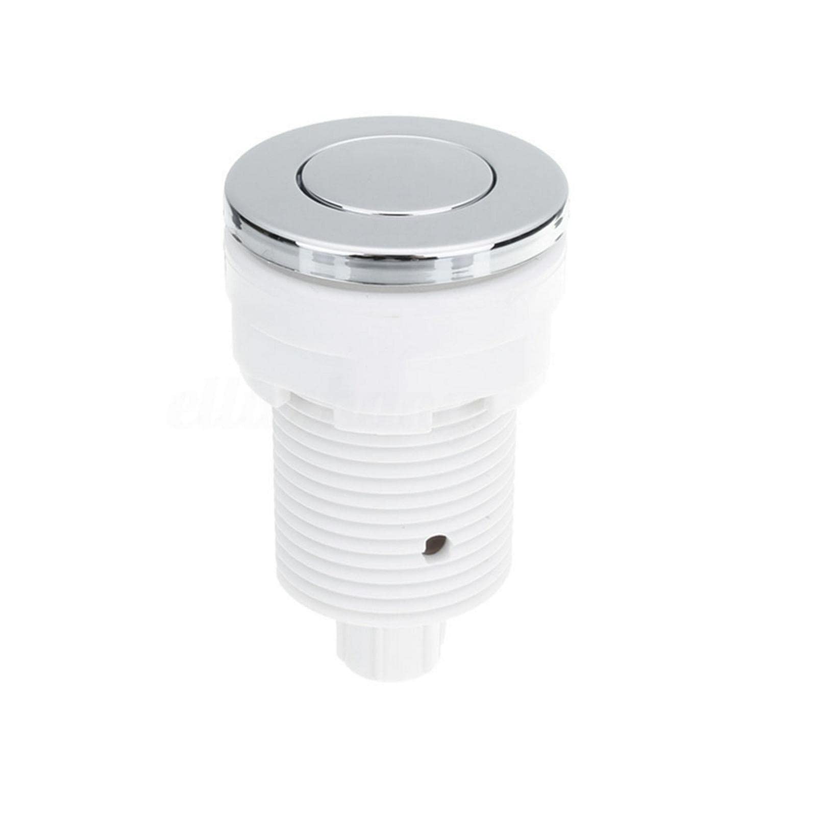 Push Button Switch Garbage Disposer Air Switch Kit Air Pressure Bath Switchs For Bath Tub Spa Sink Top Waste Garbage Disposal Switchs for Kitchen Home(COLOR:32mm White)