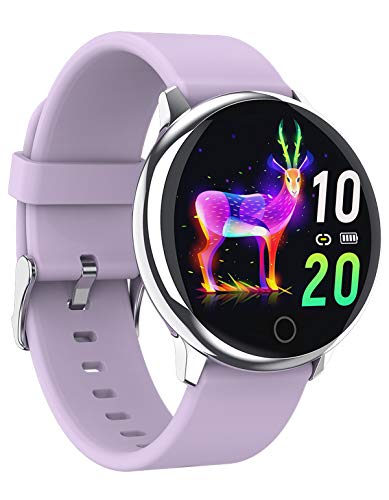 Fitness Armband Uhr mit Blutdruckmessung Damen Frauen Herren Pulsuhr Schlaftracker schrittzähler Wasserdicht Smartwatch