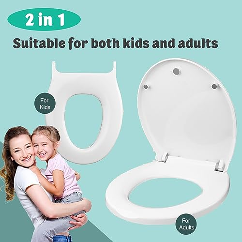 Abattant de toilette fermeture douce forme V design épuré et durable - 7