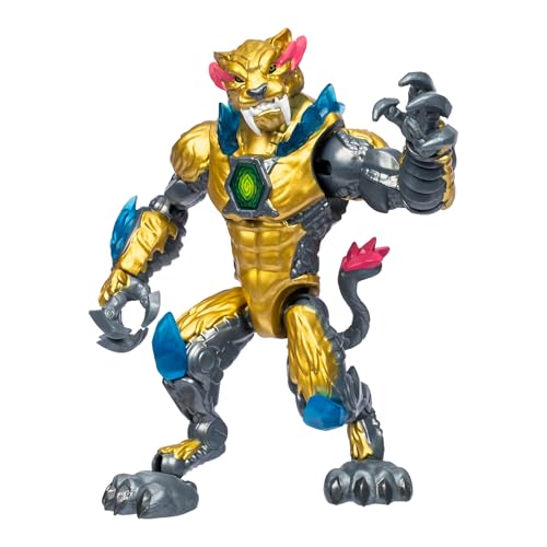 Figura Golden Panther MrBeast Lab Mutators coleccionable con kit de experimentos para niños 4