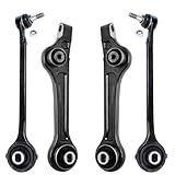 Detroit Axle - RWD Front Control Arms for 2011-2019 Chrysler 300 Dodge Challenger Charger, 4 Lower Control Arms Rearward & Forward 2012 2013 2014 2015 2016 2017 2018 Replacement - 4pc Set