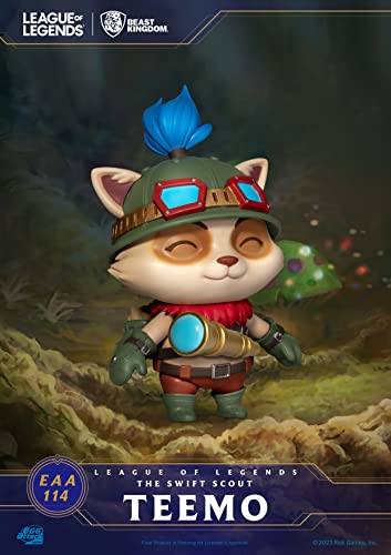 Beast Kingdom League Of Legends: Swift Scout Teemo Eaa-114 Egg Attack Action Figure #TOP1