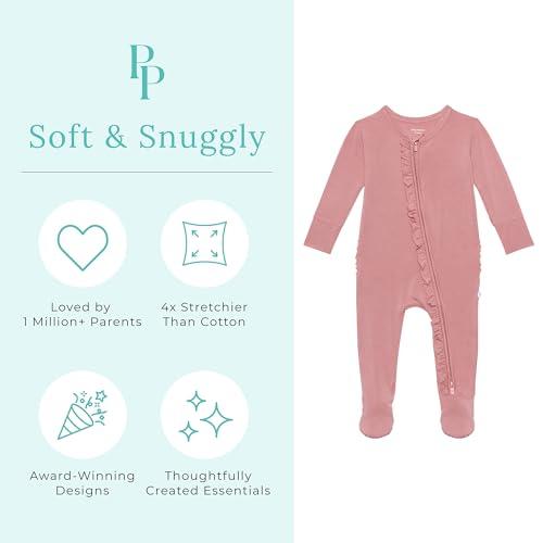 Image of Posh Peanut Baby Rompers Pajamas - Newborn Sleepers Boy Clothes - Kids One Piece PJ - Soft Viscose from Bamboo