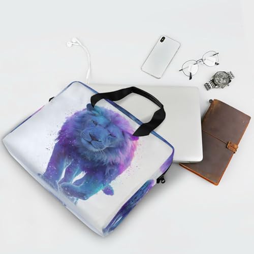 Maletín bandolera para laptop 15.6 pulgadas con asa y correa miniatura 7