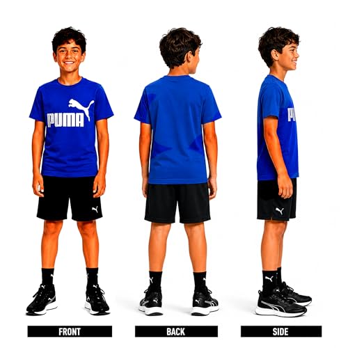 Image of PUMA Boys T-Shirts Athletic Crewneck Short Sleeve Tees (Sizes S-XL)