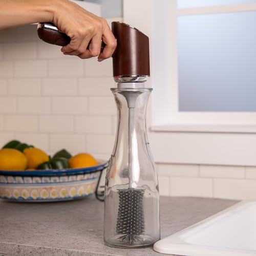 Horsepower Scrubber EZ Silicone Brush Cleaner Attachment, AS-SEEN-ON-TV, Spins, 350 RPM, Reaches Deep to Clean 40 oz Tumblers - Image 4