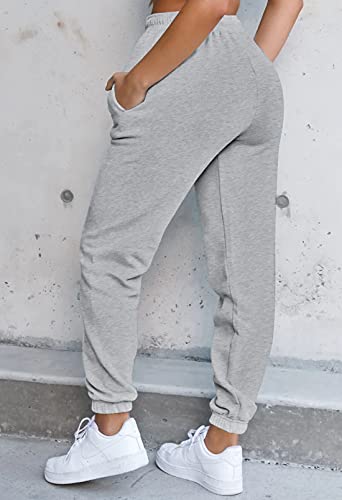 Selowin Women Yoga Outfit 2 Piece Workout Gym Cropped Tank Top High Waist Solid Joggers Pants Sweatsuit Sets Grey Xl #TOP5