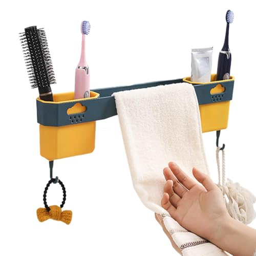 Estantería de pared, estantería de pared para la cocina, sin taladrar, estantes flotantes para la ducha, estantes flotantes de drenaje rápido, organizador de ducha, estantería de pared para cocina