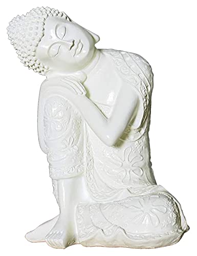 Statue de Bouddha assis de 23cm en résine, le cadeau idéal pour décoration maison zen