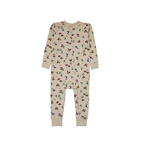 Image of Hanes Baby Pure Comfort Organic Long Sleeve Footless Sleep N' Play, Infant Playsuit, Boys & Girls