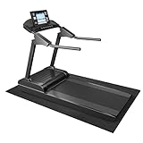 Fitvids Treadmill Mat for Home Gym Heavy Duty Exercise Mats for Floor Protection Equipment & Carpets, 96'L x 48'W x 0.3'Th, Black