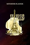 tour d'eiffel souvenir  Notebook Planner Eiffel Tower Vintage Souvenir Paris France: Journal, Daily, 6x9 inch, Daily Journal, Tax, 114 Pages, Finance, Organizer