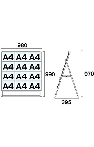 Amazon | 常磐精工 カードケーススタンド看板 A4横12片面 CCSK-A4Y12K