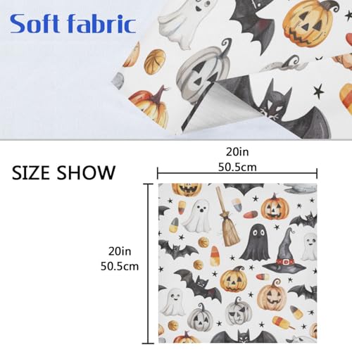 Servilletas de Tela Halloween Multicolor 20x20 in x6 miniatura 6