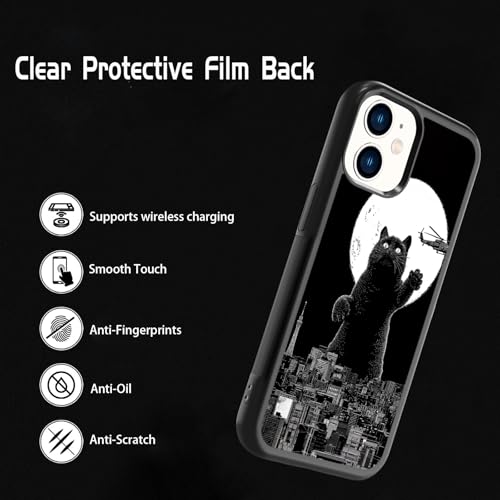 Étui antichoc iPhone 12 manga chat coque résistante