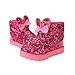 Sruiluo Girl's Warm Fall Winter Sequin Snow Boots Fashion Cute Comfy Sparkle Waterpoof Outdoor Princess Ankle Boots 2025