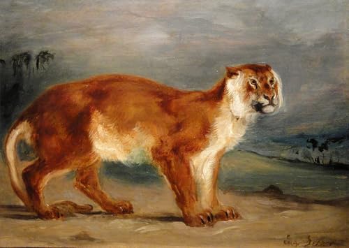Art Tableau Ny Glyptothèque Eugène Delacroix Affiche Image Sur Toile 60x90cm