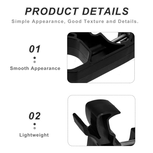 Soporte para linterna de coche en pack de 2 clips de ABS resistente para montaje interior 3
