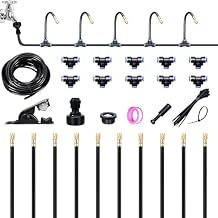32FT Drip Irrigation System, 360 Adjustable Sprinkler Irrigation Kit, Plant Mister System for Garden Watering 32FT/10M
