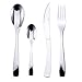 Renberg Set de 24 Piezas de cubertería en Acero Inoxidable, Centimeters