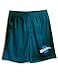 Hot Wheels Toddler Boys Mesh Baseball Jersey Athletic T-Shirt and Shorts Outfit Set Tropical Teal Green 3T