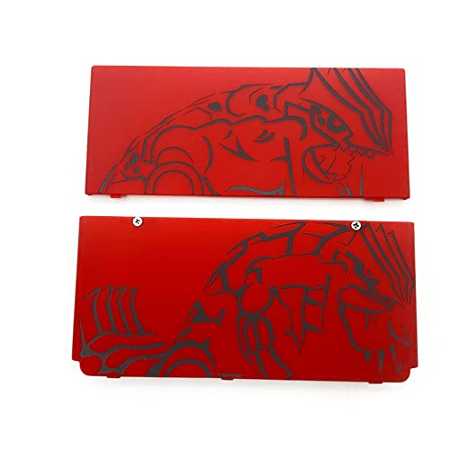 Image of 2015 New 3DS Replacement Front Faceplate & Back Plates (Red Gem)