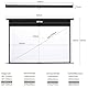 INMOZATA Leinwand Beamer Rollo 234cm, Bild 221 x 124 cm(100 Zoll), Format 16:9, Deckenmontage & Wandmontage Projektor Leinwand für Heimkino Büro Treffen Schule Präsentationen-Schwarz Gehäuse