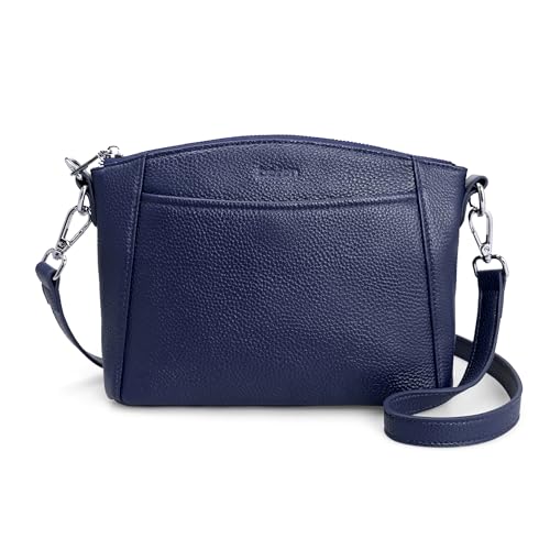 Image of befen Genuine Leather Anti-Theft Small Crossbody Bags for Women Cross Body Purse Handbags with RFID Blocking Card Slots