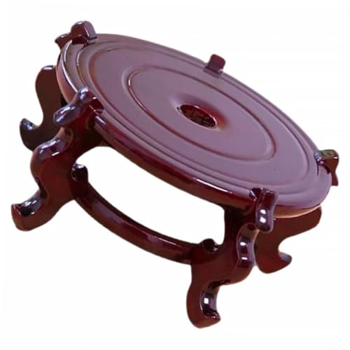 Kisangel Soporte De Madera Para Macetas Base De Exhibición De Plantas Rústica Para Decoración De Interiores y Exteriores Soporte Multifuncional Para Acuarios y Plantas Altura