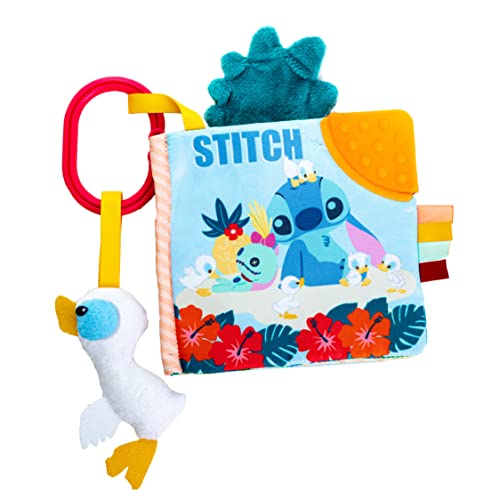 Image of KIDS PREFERRED Disney Baby Lilo & Stitch Soft Book: Stitch ON-The-GO Soft Book, Blue