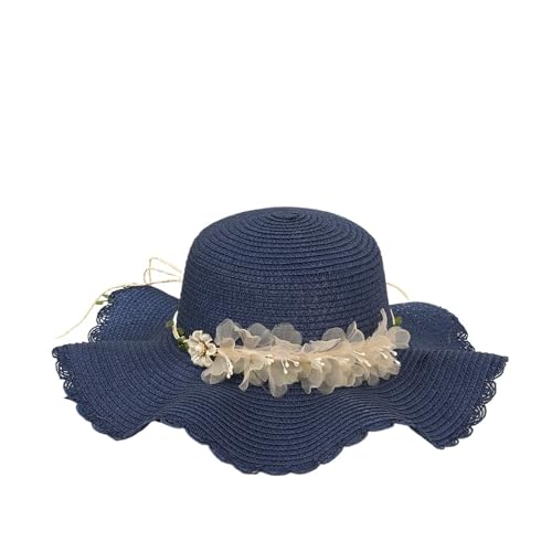 Chapeau de paille d'été larges bords protection solaire plage couvre-chef